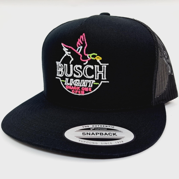 Busch Light Quack One Open Mesh Adjustable Snapback Direct Embroide… - Picture 2 of 4